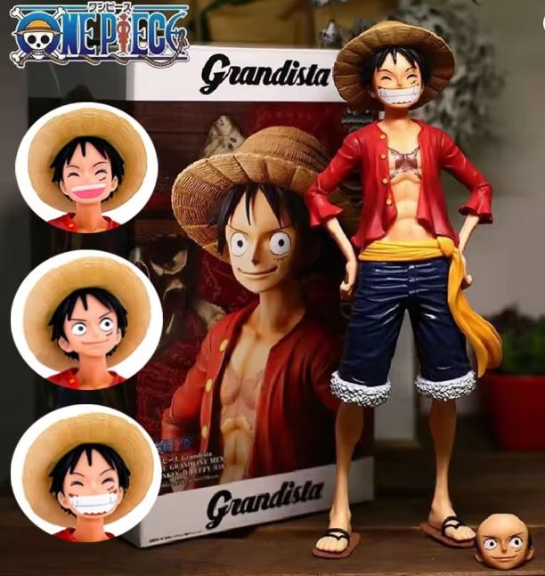 One Piece Luffy 28cm Face-Changing Action Figure